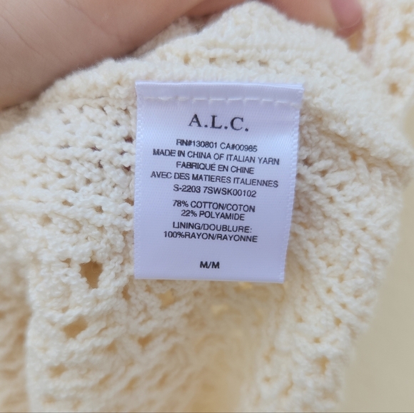 A.L.C. Caleb Asymmetric Knit Skirt - Picture 9 of 10